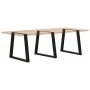 Patas para mesa de comedor en forma de V 3 uds acero negro by , Table legs - Ref: Foro24-4012588, Price: 136,52 €, Discount: %