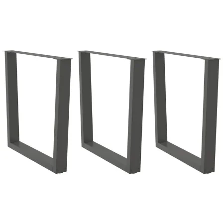 Patas para mesa de comedor en forma de V 3 uds antracita acero de , Patas para mesas - Ref: Foro24-4012666, Precio: 141,86 €,...