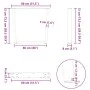 Patas para mesa de comedor en forma de V 3 uds antracita acero de , Patas para mesas - Ref: Foro24-4012666, Precio: 141,86 €,...