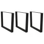 Patas mesa comedor forma V 3uds acero negro 100x(72-73,3) cm de , Patas para mesas - Ref: Foro24-4012672, Precio: 159,85 €, D...