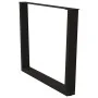 Patas mesa comedor forma V 3uds acero negro 100x(72-73,3) cm de , Patas para mesas - Ref: Foro24-4012672, Precio: 159,85 €, D...