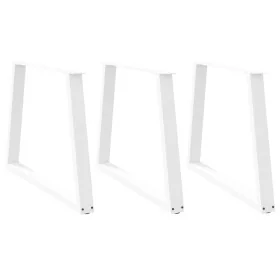Patas mesa comedor forma V 3uds acero blanco 100x(72-73,3)cm by , Table legs - Ref: Foro24-4012597, Price: 159,55 €, Discount: %