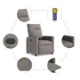 Sillón de masaje reclinable de tela gris taupé de , Sillones - Ref: Foro24-4104837, Precio: 215,69 €, Descuento: %