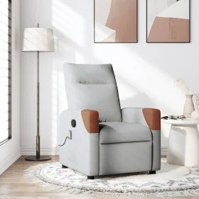 Sillón de masaje reclinable de tela gris nube de , Sillones - Ref: Foro24-4104816, Precio: 202,71 €, Descuento: %