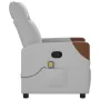 Sillón de masaje reclinable de tela gris nube de , Sillones - Ref: Foro24-4104816, Precio: 202,71 €, Descuento: %