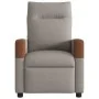Sillón reclinable de tela gris taupe de , Sillones - Ref: Foro24-4104814, Precio: 196,65 €, Descuento: %