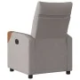 Sillón reclinable de tela gris taupe de , Sillones - Ref: Foro24-4104814, Precio: 196,65 €, Descuento: %