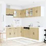 Mueble cocina Kalmar roble sonoma 11 pzas madera contrachapada de , Armarios de cocina - Ref: Foro24-3314884, Precio: 661,68 ...