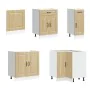 Mueble cocina Kalmar roble sonoma 11 pzas madera contrachapada de , Armarios de cocina - Ref: Foro24-3314884, Precio: 661,68 ...