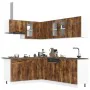 Mueble cocina Kalmar roble ahumado 11 pzas madera contrachapada de , Armarios de cocina - Ref: Foro24-3314886, Precio: 695,82...