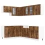 Mueble cocina Kalmar roble ahumado 11 pzas madera contrachapada de , Armarios de cocina - Ref: Foro24-3314886, Precio: 695,82...