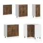 Mueble cocina Kalmar roble ahumado 11 pzas madera contrachapada de , Armarios de cocina - Ref: Foro24-3314886, Precio: 695,82...