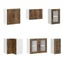 Mueble cocina Kalmar roble ahumado 11 pzas madera contrachapada de , Armarios de cocina - Ref: Foro24-3314886, Precio: 695,82...