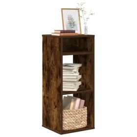 Estantería madera ingeniería color roble ahumado 34x31x80 cm de , Librerías y estanterías - Ref: Foro24-860278, Precio: 40,64...