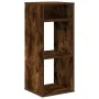 Estantería madera ingeniería color roble ahumado 34x31x80 cm de , Librerías y estanterías - Ref: Foro24-860278, Precio: 40,64...