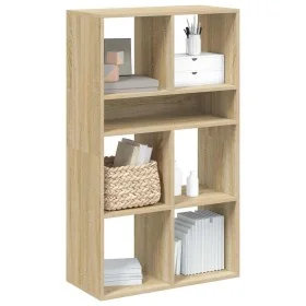 Estantería madera de ingeniería color roble sonoma 66x31x112 cm de , Librerías y estanterías - Ref: Foro24-860303, Precio: 72...