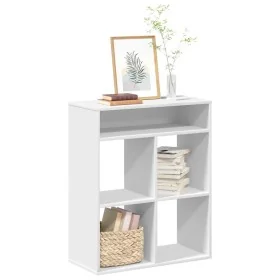 Estantería librería madera contrachapada blanco 66x31x80 cm de , Librerías y estanterías - Ref: Foro24-860292, Precio: 58,33 ...