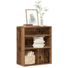 Estantería madera ingeniería madera envejecida 60x30x71,5 cm de , Librerías y estanterías - Ref: Foro24-860317, Precio: 56,14...