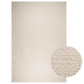 Alfombra ZIZUR apariencia yute interior exterior crema de , Alfombras - Ref: Foro24-4010370, Precio: 231,53 €, Descuento: %