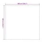 Lona transparente con ojales polietileno 6x6 m de , Lonas impermeables - Ref: Foro24-4018529, Precio: 61,99 €, Descuento: %