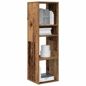 Estantería madera de ingeniería envejecida 34x31x112 cm de , Librerías y estanterías - Ref: Foro24-860290, Precio: 56,70 €, D...
