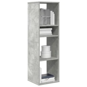 Estantería madera ingeniería gris hormigón 34x31x112 cm de , Librerías y estanterías - Ref: Foro24-860286, Precio: 51,33 €, D...
