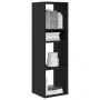 Estantería de madera contrachapada negra 34x31x112 cm de , Librerías y estanterías - Ref: Foro24-860284, Precio: 55,01 €, Des...