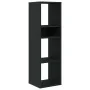Estantería de madera contrachapada negra 34x31x112 cm de , Librerías y estanterías - Ref: Foro24-860284, Precio: 55,01 €, Des...