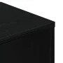 Estantería de madera contrachapada negra 34x31x112 cm de , Librerías y estanterías - Ref: Foro24-860284, Precio: 55,01 €, Des...