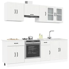 Mueble de cocina Kalmar blanco 8 piezas madera contrachapada de , Armarios de cocina - Ref: Foro24-3314831, Precio: 535,01 €,...