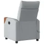 Sillón reclinable de masaje eléctrico tela gris claro by , Armchairs - Ref: Foro24-3323998, Price: 256,57 €, Discount: %
