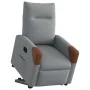 Sillón reclinable elevable de tela gris claro de , Sillones - Ref: Foro24-3324006, Precio: 272,59 €, Descuento: %