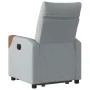 Sillón reclinable elevable de tela gris claro de , Sillones - Ref: Foro24-3324006, Precio: 272,59 €, Descuento: %