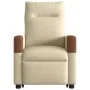 Sillón reclinable elevable de tela color crema de , Sillones - Ref: Foro24-3324010, Precio: 272,86 €, Descuento: %