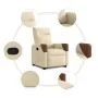 Sillón reclinable elevable de tela color crema de , Sillones - Ref: Foro24-3324010, Precio: 272,86 €, Descuento: %