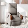 Sillón reclinable de masaje elevable tela gris taupé de , Sillones - Ref: Foro24-3324019, Precio: 289,93 €, Descuento: %