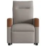 Sillón reclinable de masaje elevable tela gris taupé de , Sillones - Ref: Foro24-3324019, Precio: 289,93 €, Descuento: %