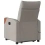 Sillón reclinable de masaje elevable tela gris taupé de , Sillones - Ref: Foro24-3324019, Precio: 289,93 €, Descuento: %