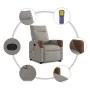 Sillón reclinable de masaje elevable tela gris taupé de , Sillones - Ref: Foro24-3324019, Precio: 289,93 €, Descuento: %