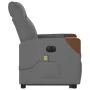 Sillón de masaje eléctrico reclinable elevable tela gris oscuro de , Sillones - Ref: Foro24-3324031, Precio: 341,83 €, Descue...