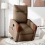 Sillón de masaje eléctrico reclinable elevable tela marrón de , Sillones - Ref: Foro24-3324033, Precio: 353,22 €, Descuento: %