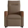 Sillón de masaje eléctrico reclinable elevable tela marrón de , Sillones - Ref: Foro24-3324033, Precio: 353,22 €, Descuento: %