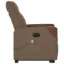 Sillón de masaje eléctrico reclinable elevable tela marrón de , Sillones - Ref: Foro24-3324033, Precio: 353,22 €, Descuento: %
