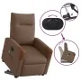 Sillón de masaje eléctrico reclinable elevable tela marrón de , Sillones - Ref: Foro24-3324033, Precio: 353,22 €, Descuento: %