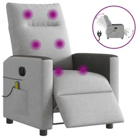 Sillón reclinable de masaje eléctrico tela gris nube von , Sessel - Ref: Foro24-3324044, Preis: 258,93 €, Rabatt: %
