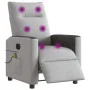 Sillón reclinable de masaje eléctrico tela gris nube von , Sessel - Ref: Foro24-3324044, Preis: 258,93 €, Rabatt: %