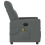 Sillón reclinable de masaje eléctrico tela gris oscuro de , Sillones - Ref: Foro24-3324046, Precio: 257,74 €, Descuento: %