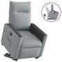 Sillón reclinable elevable de tela gris claro by , Armchairs - Ref: Foro24-3324052, Price: 273,05 €, Discount: %