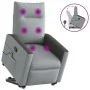 Sillón de masaje reclinable de pie de tela gris claro de , Sillones - Ref: Foro24-3324059, Precio: 289,90 €, Descuento: %