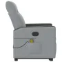 Sillón de masaje reclinable de pie de tela gris claro de , Sillones - Ref: Foro24-3324059, Precio: 289,90 €, Descuento: %